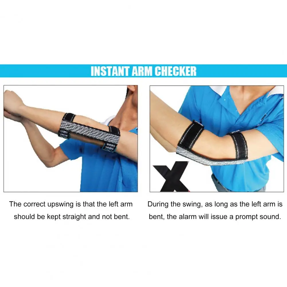 Dispositivo de estabilidad de brazo de Golf, Corrector de movimiento de brazo, cinturón de entrenador de oscilación de Golf para corrección de postura para mejorar el perfecto