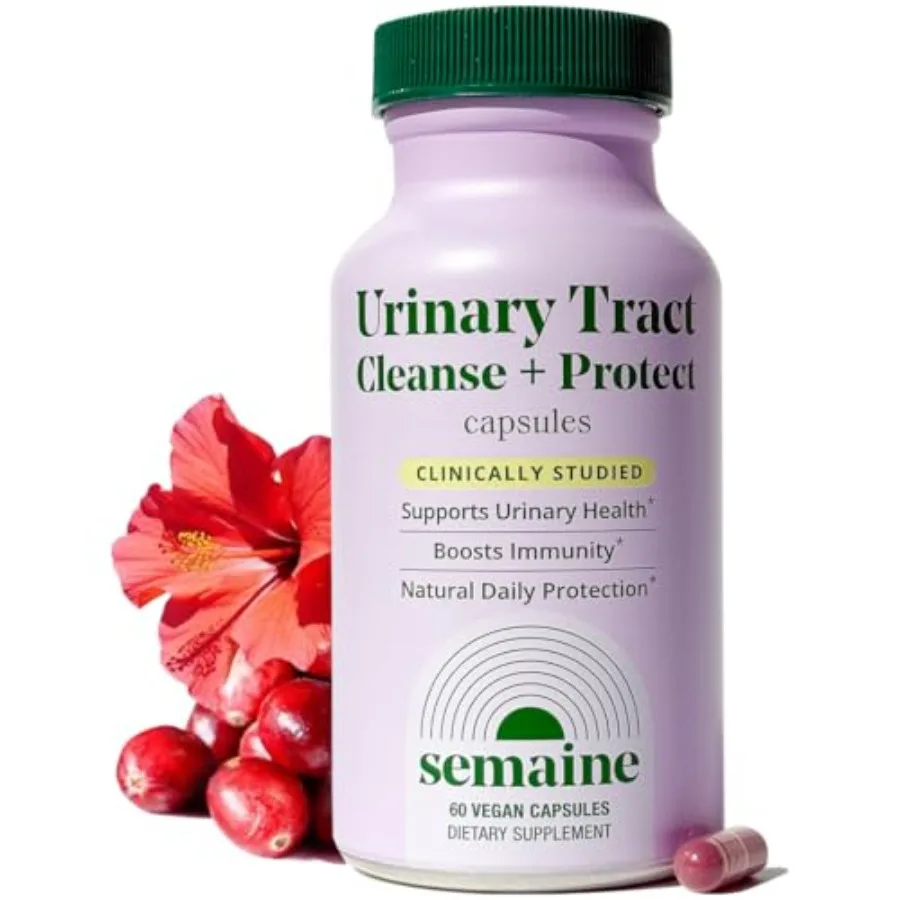 

Urinary Tract Cleanse and Protect - 60 ct, Bladder Support Supplement for Women, Flushes Urinary Tract. Combines Cranberry Proa