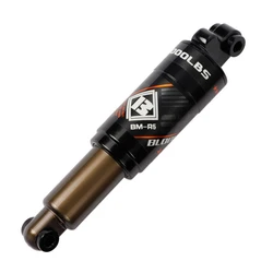 Bke Oil Spring Shock Absorber Mountain Bike Rear Shock Absorber Aluminium Alloy MTB Rear Absorber Suspension Screws Kit 190x55mm