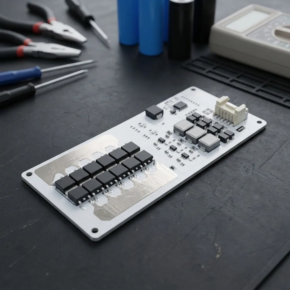 12V For 4s For Lifepo4 Battery Protection Board With Active Balancing 25A Discharge Aluminum For Substrate For Lithium Iron