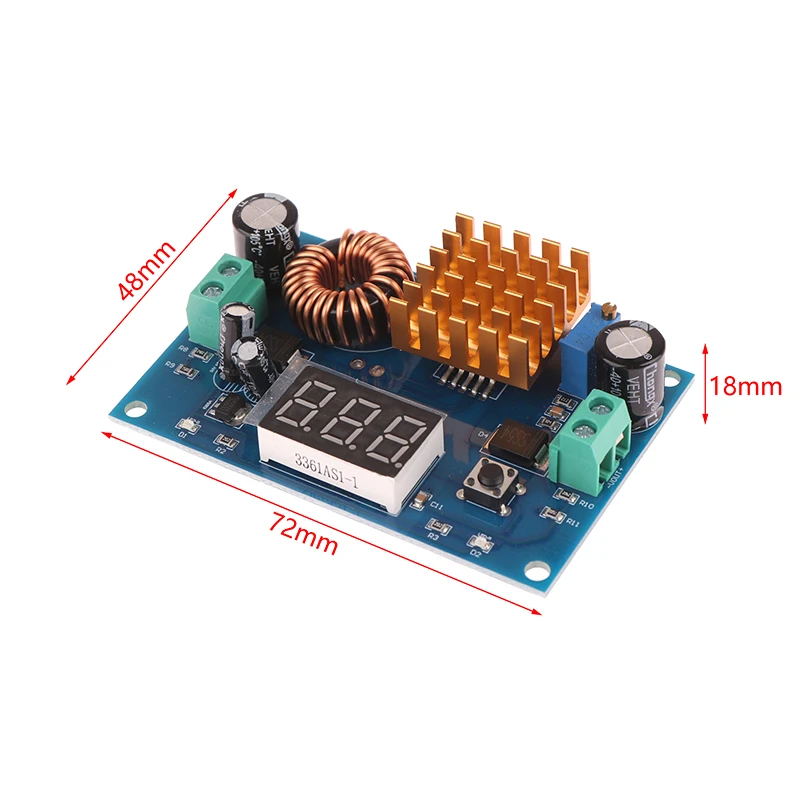 XH-M411 DC 3V-35V To DC 5V-45V Boost Converter Module Voltage Regulator Adjustable Step Up Voltmeter Digital Display Module