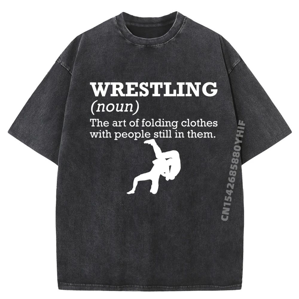 

Funny Definition Wrestling Wrestler Cute Oversized T Shirt Printed T-Shirt Graphic T-shirts Luxury Design Washed Shirt