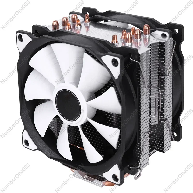 M-T6 4PIN CPU Cooler Master 6 Heatpipe Double Fans 12cm Cooling Fan LGA775 1151 115X 1366 Support Intel AMD