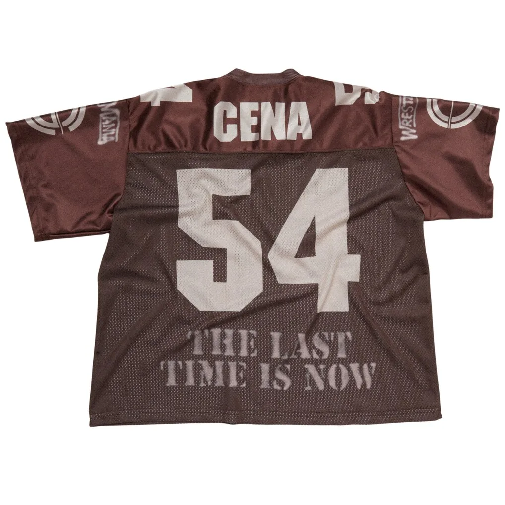 تي شيرت جديد من John Cena Mitchell & Ness Hustle Loyalty Respect Legacy مطبوع ثلاثي الأبعاد سريع الجفاف للرياضة والترفيهية للرجبي.