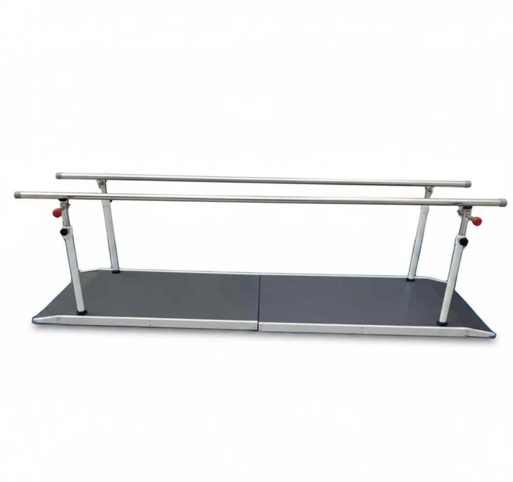 

Balance Board Steel 302x115x79-123cm Parallel Bars, Physical Therapy Rehabilitation Equipment, Leg Correction Training