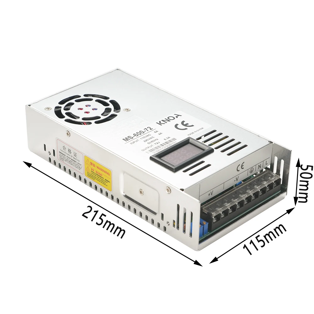 Digitalanzeige Einstellbar 500W 600W 1000W 1500W Netzteil 0-12V 24V 36V 48V 60V 72V 85V 90V 110V 150V 200V Ac zu Dc Smps – Detail 17