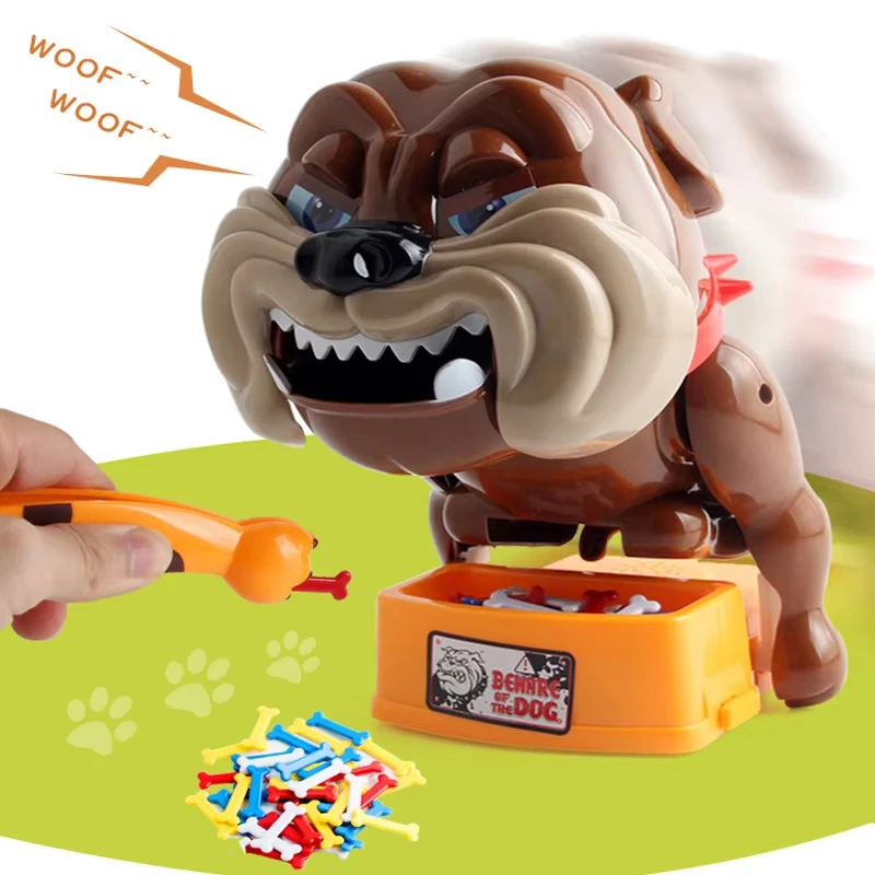 Funny Party Games Tricky Toys Bad Dog Chew Bone Board Game Family Interactive Toys Beware of The Dog Game Kids Novelty Toys Gift