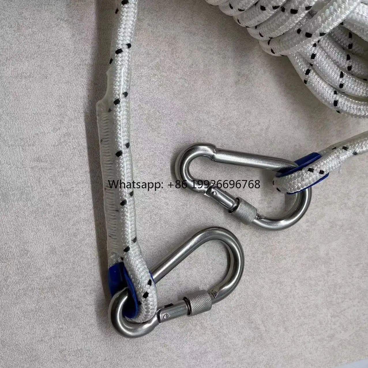 

DPR BRAND Spearfishing Freediving Guide Rope Length 40meter with Two SS316 Snap Hooks factory