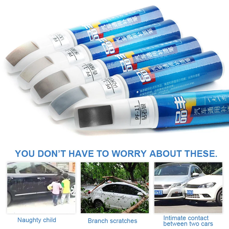 Professional Fix Car Color Uniervsal Car Remover Scratch Repair Paint Pen Touch Up Pens Auto Paint Repair Waterproof Pen Brush