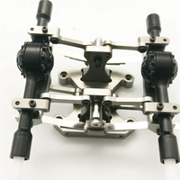 The New Metal Balance Chassis Board Seesaw Kit for WPL B16 B36 1/16 RC Car Upgrade Parts Modified Accessories,Black
