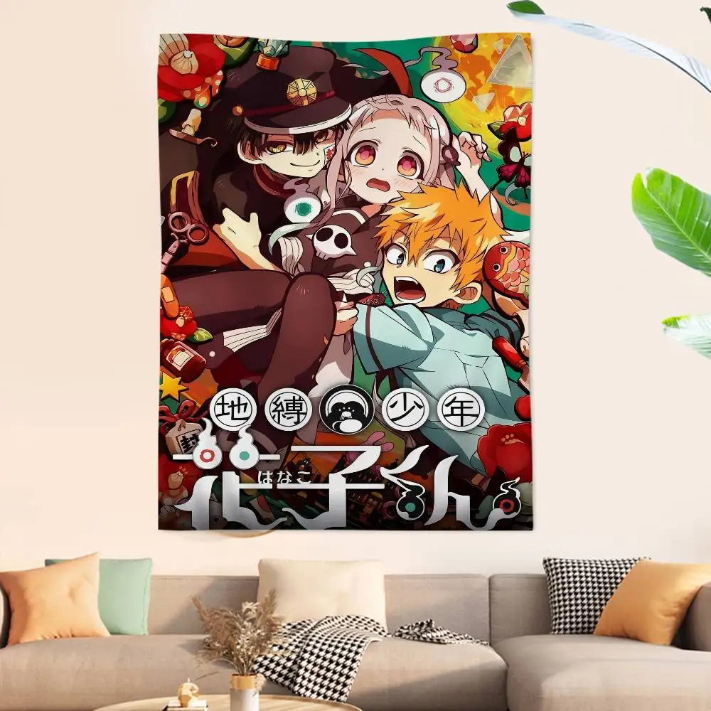 Anime Toilet-Bound Hanako-kun Wall Tapestry Home Decoration Hippie Bohemian Decoration Divination INS Home Decor