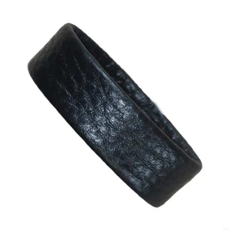 62CC elegante Rindsleder Gürtel Ringe Riemen Halter Retainer Band Leathercraft