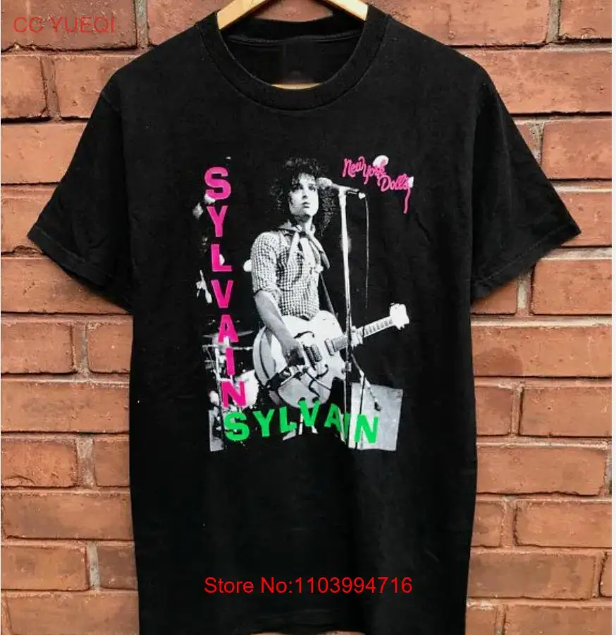 New York Dolls Sylvain Sylvain T shirt Short Sleeve Cool Cotton Size S-5XL