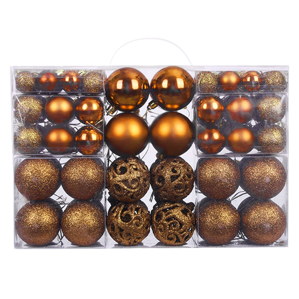 

Christmas Ball Pendant Hanging Decoration Household DIY Coffee Ornaments for Tree