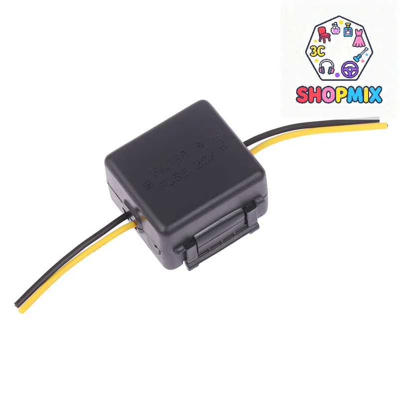 Car Power Signal Filter Anti-interference Stereo Radio Audio Relay Capacitor Power Filter Accessories