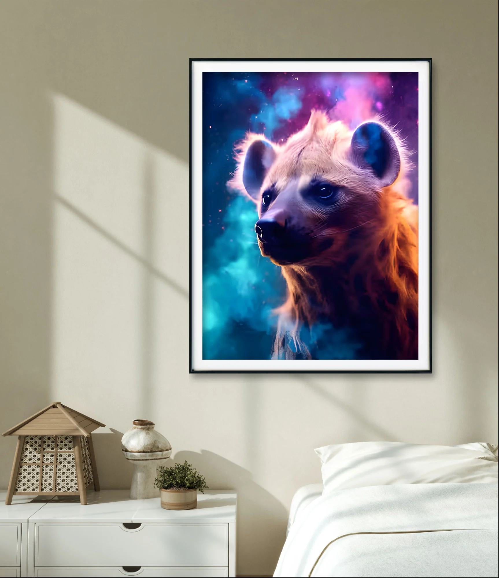 Hyena 5D Diamond Painting African Animal Picture Diamond Embroidery Cross Stitch Modern Living Room Sofa Background Wall Decor