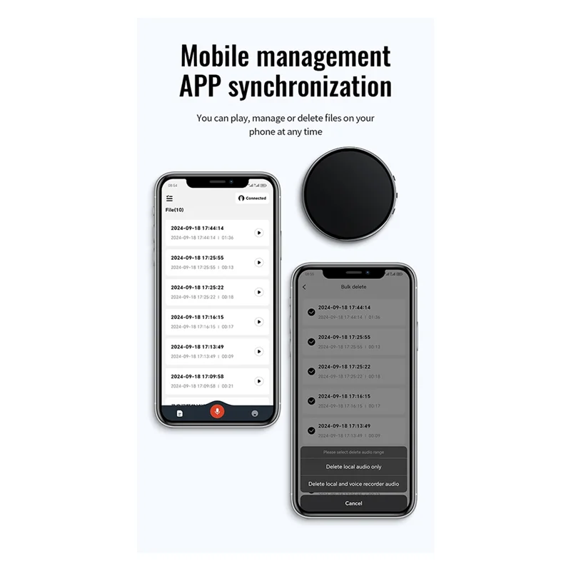 

ELECT-Mini Intelligent AI Voice Recorder Real-Time Transcription Recorder AI Voice Recorder