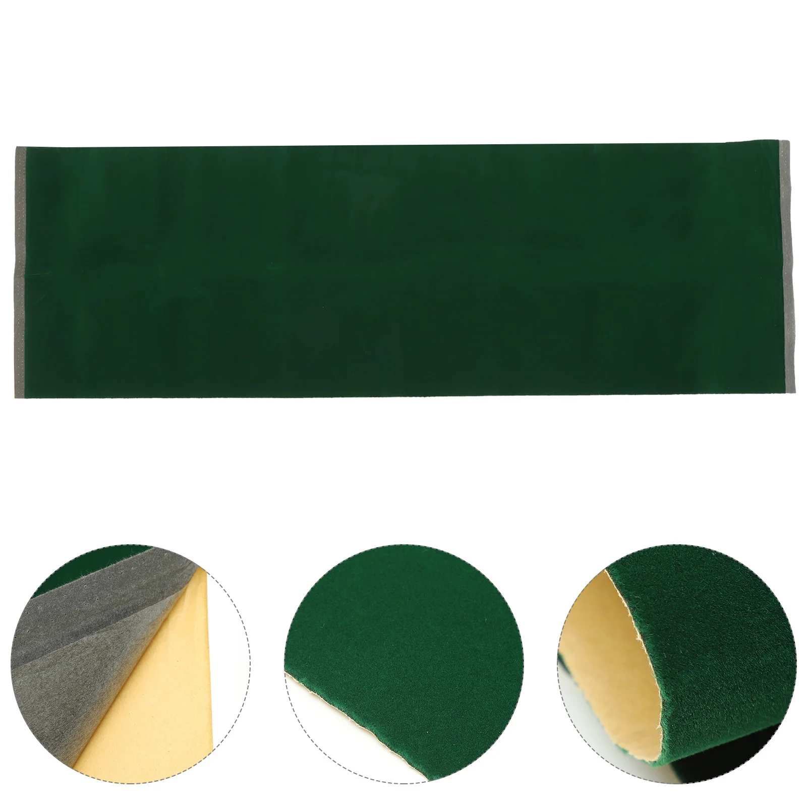 

Jewelry Liner Fabric Self Stick Green Felt for Gift Box Display Case Organizer Home Decor Cut to Fit Seamless Application