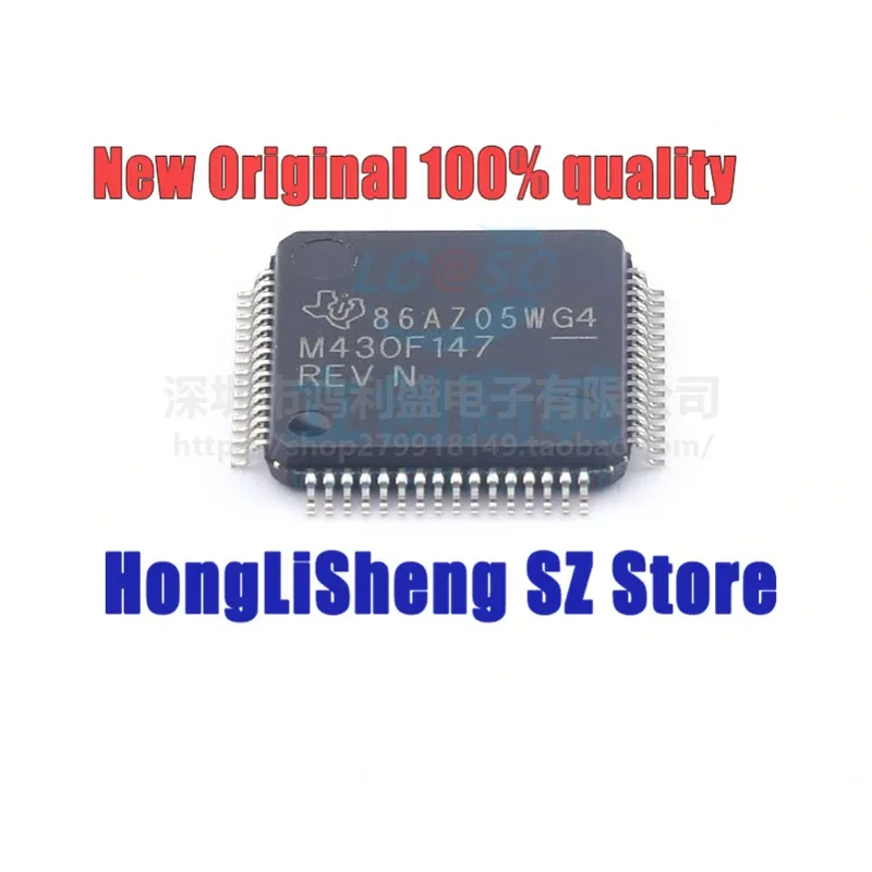 5pcs/lot MSP430F147IPMR M430F147 M430F147REV QFP64 MCU Chipset 100% New&Original In Stock