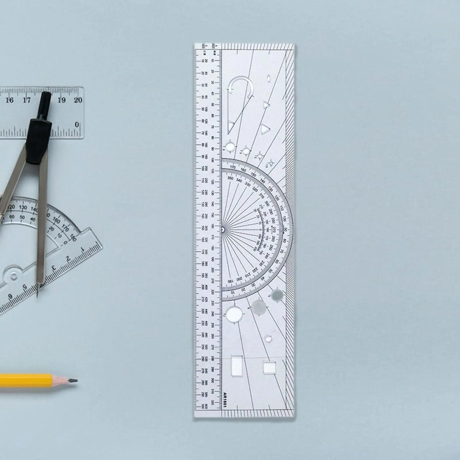 Ferramenta de planejamento prático Azimuth Plotter de navegação de aviação