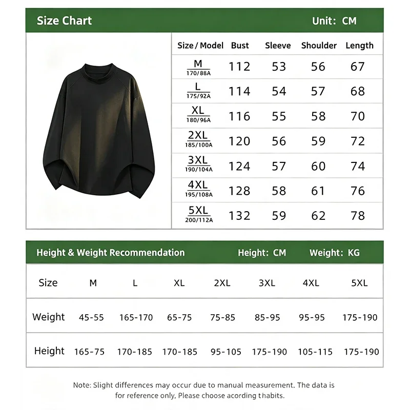 Male Relaxed Oversized Mock Neck Long Sleeve Top Notch Collar Lightweight Fabric For Holiday Daily Styling Look - view 6