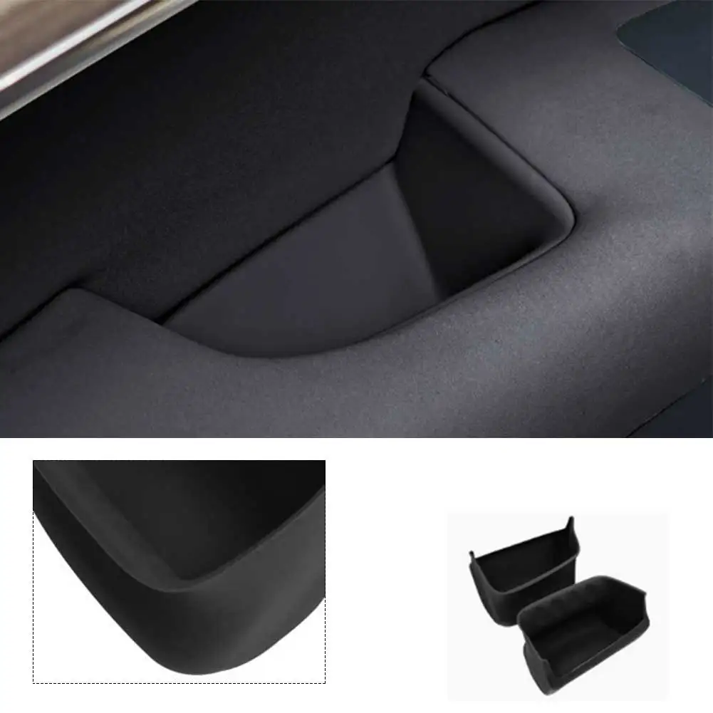 1 pair Car Door Pocket Storage Box for Volvo For XC60 2018 2026 Plastic Interior Accessory with Balanced Dimensions and Fit