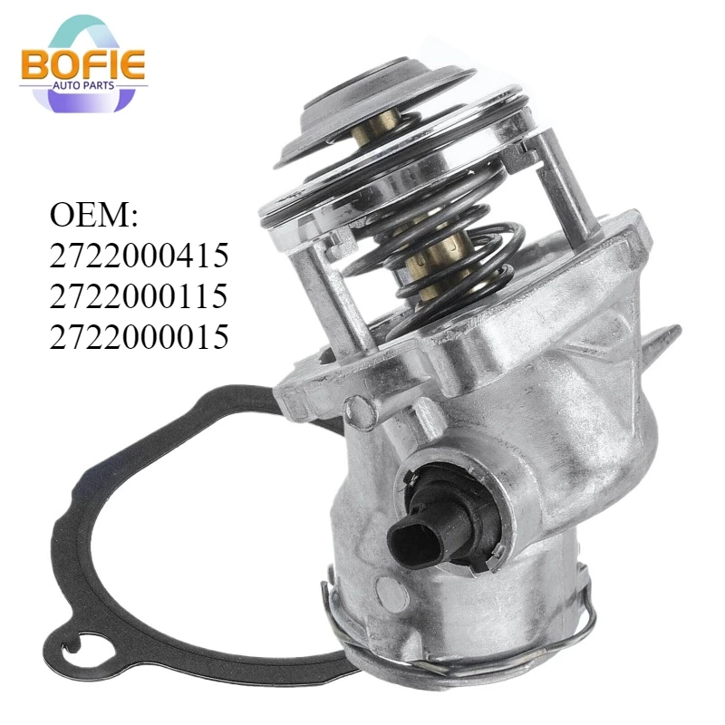 2722000415 2722000115 2722000015 Car Engine Coolant Thermostat Assembly For Mercedes ML 350 C300 C350 E350 R350 C280