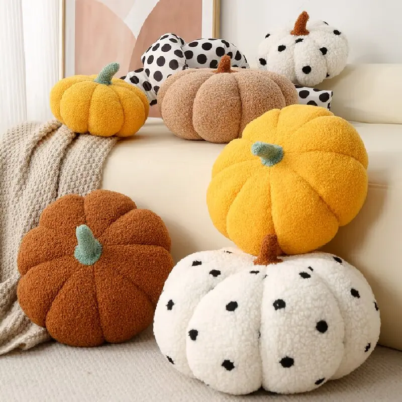 Oreiller citrouille 1 pièce, oreiller citrouille Halloween, décor d'automne, décoration intérieure de Thanksgiving, oreillers d'automne et d'hiver Halloween
