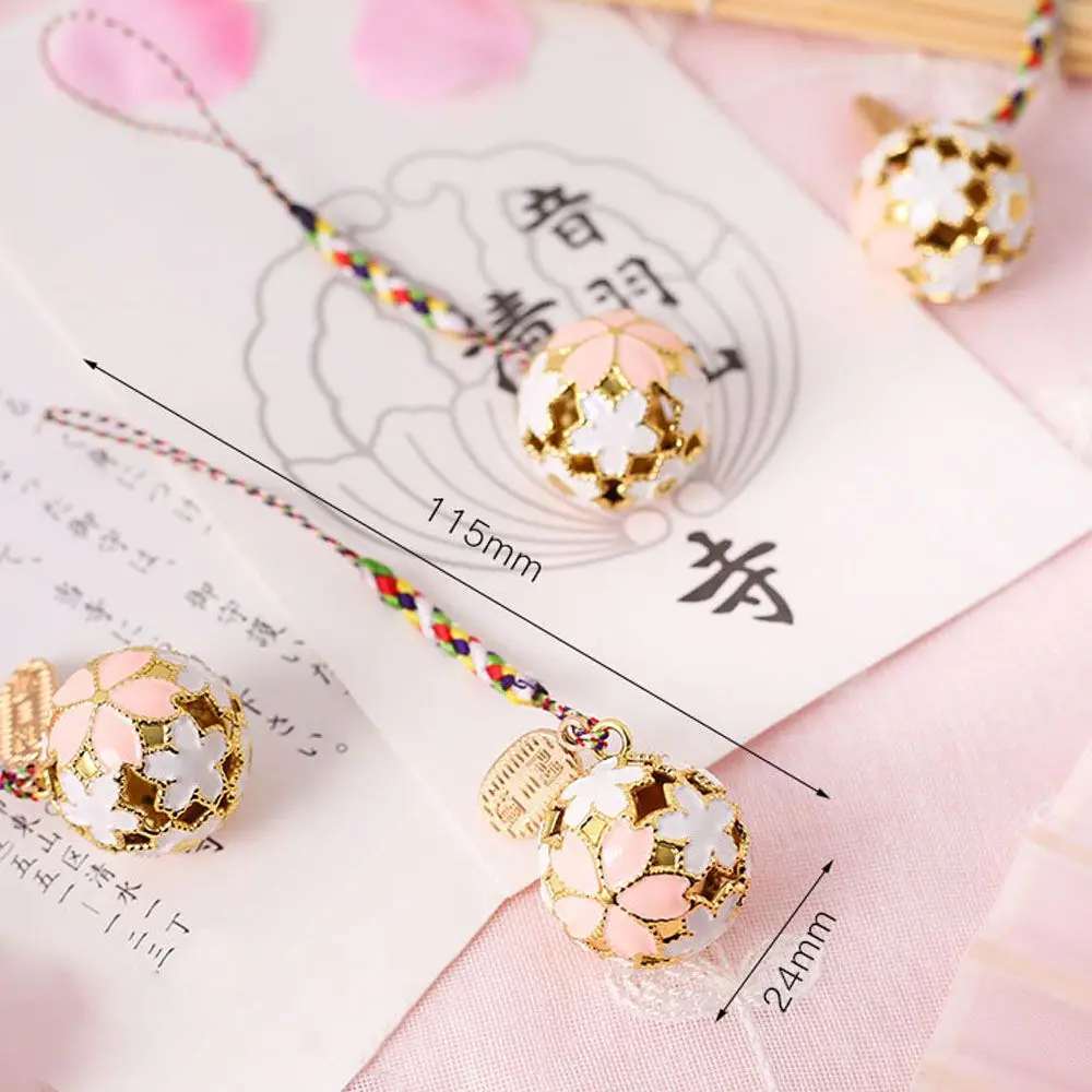 أزياء أزهار الكرز هدية سحر ساكورا جرس المفاتيح حلقة رئيسية اكسسوارات المجوهرات