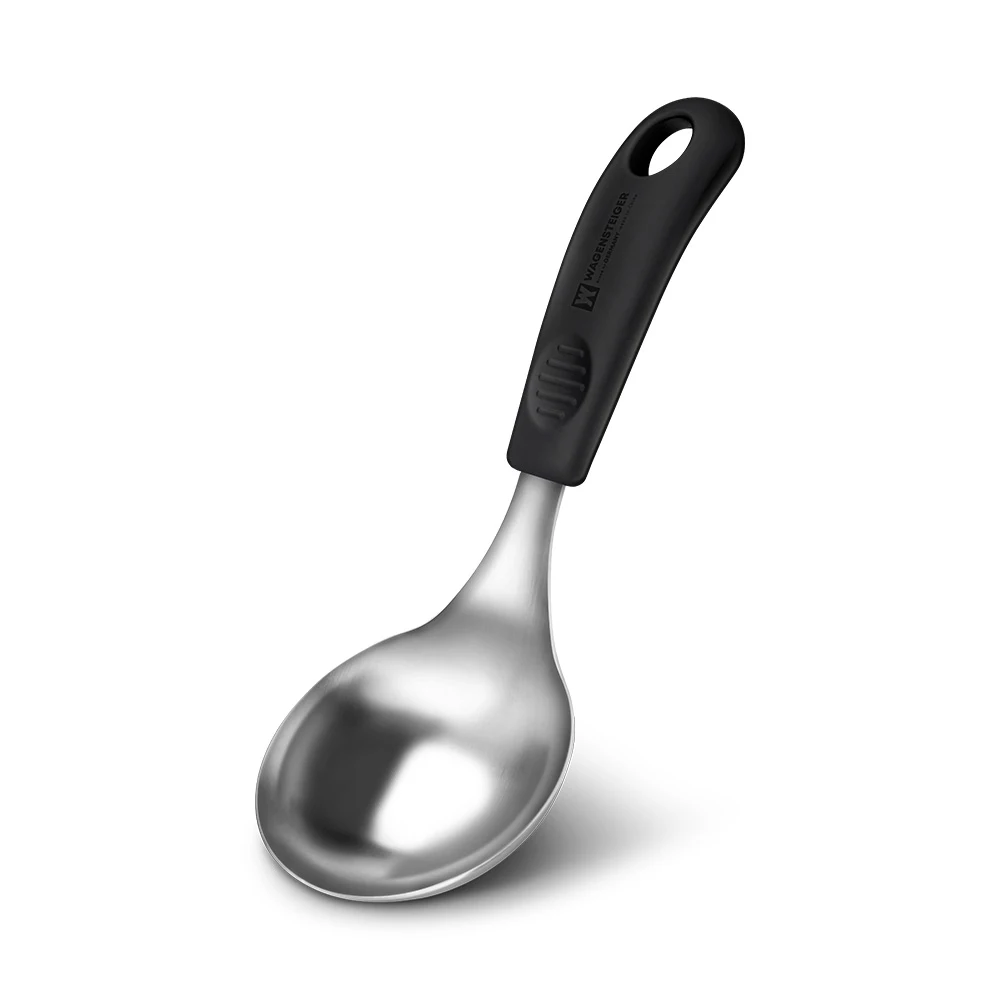 Schwarzropel stainless scoop serving spoon for restaurant