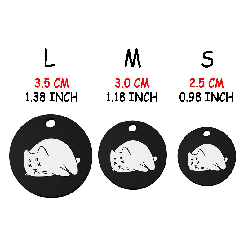 Cute Cat Dog ID Tag Custom Free Engraving Personalized Dog Collar Pet Charm Name Pendant Necklace Collar Puppy DIY Accessorices