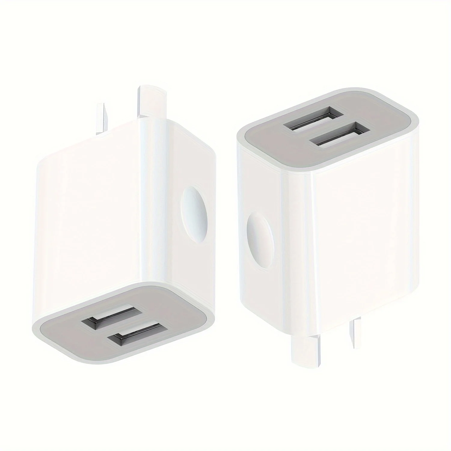 2pcs Dual USB Wall Charger USB Power Adapter Plug Double USB Wall Plug Adapter 2 porte USB AU Plug 5V/2.1A caricabatterie certificato