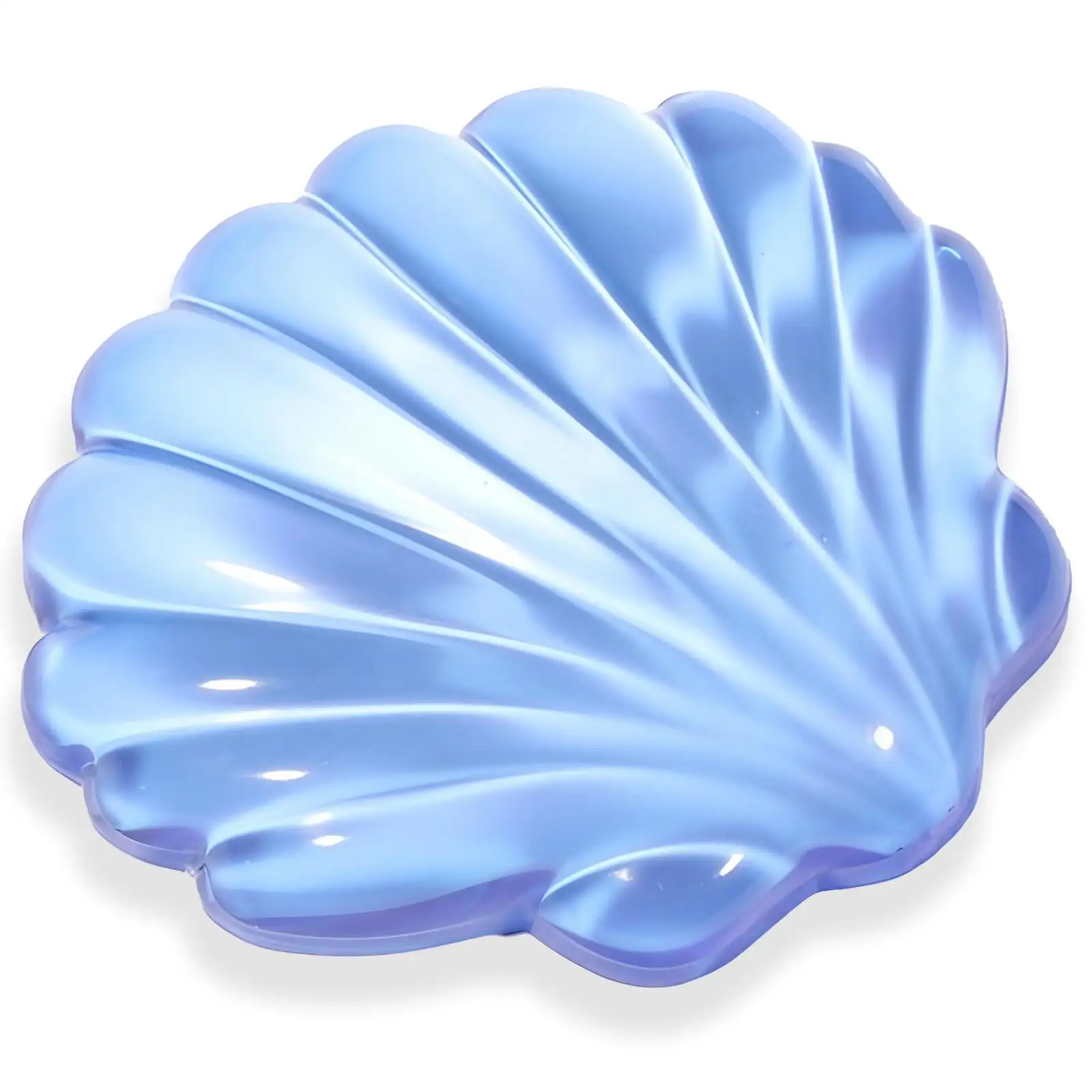 

Clear Crystal Shell Silicone Mouse Pad, Ergonomic Wrist Support, Anti-slip Bottom, Soft Comfortable for Office Gaming Working