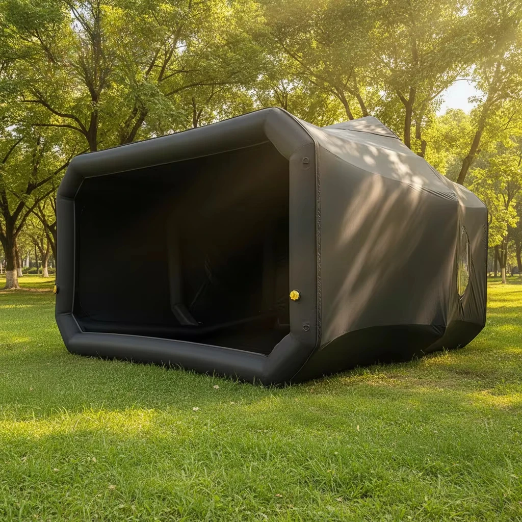 Luxury space capsule rectangular double inflatable camping tent haute couture material four seasons waterproof foldable