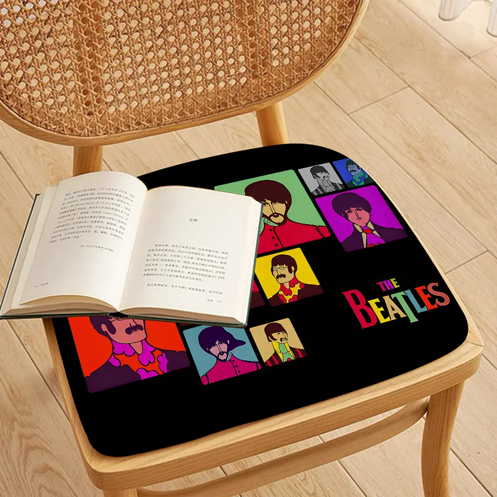 T-The-B-Beatles Rock Band Modern Minimalist Style Seat Pad Household Cushion Soft Plush Chair Mat Winter Office Bar Sofa Decor