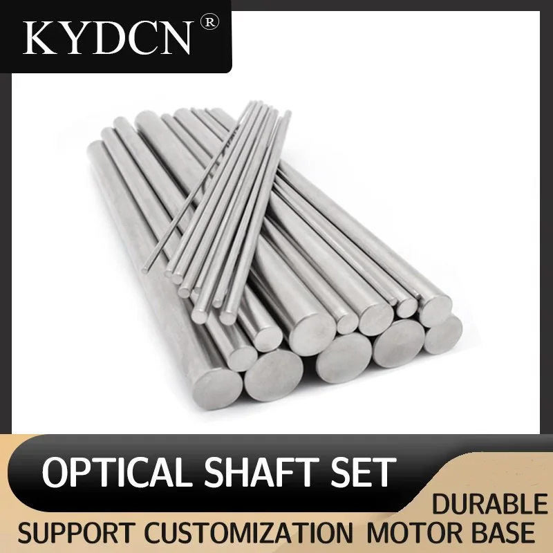 OD 6 8 10 12 16 مللي متر S45C مطلي بالكروم محور خطي محور صلب قضيب المكبس عمود خطي قابل للتخصيص 1000-1450 مللي متر محور أسطواني #1