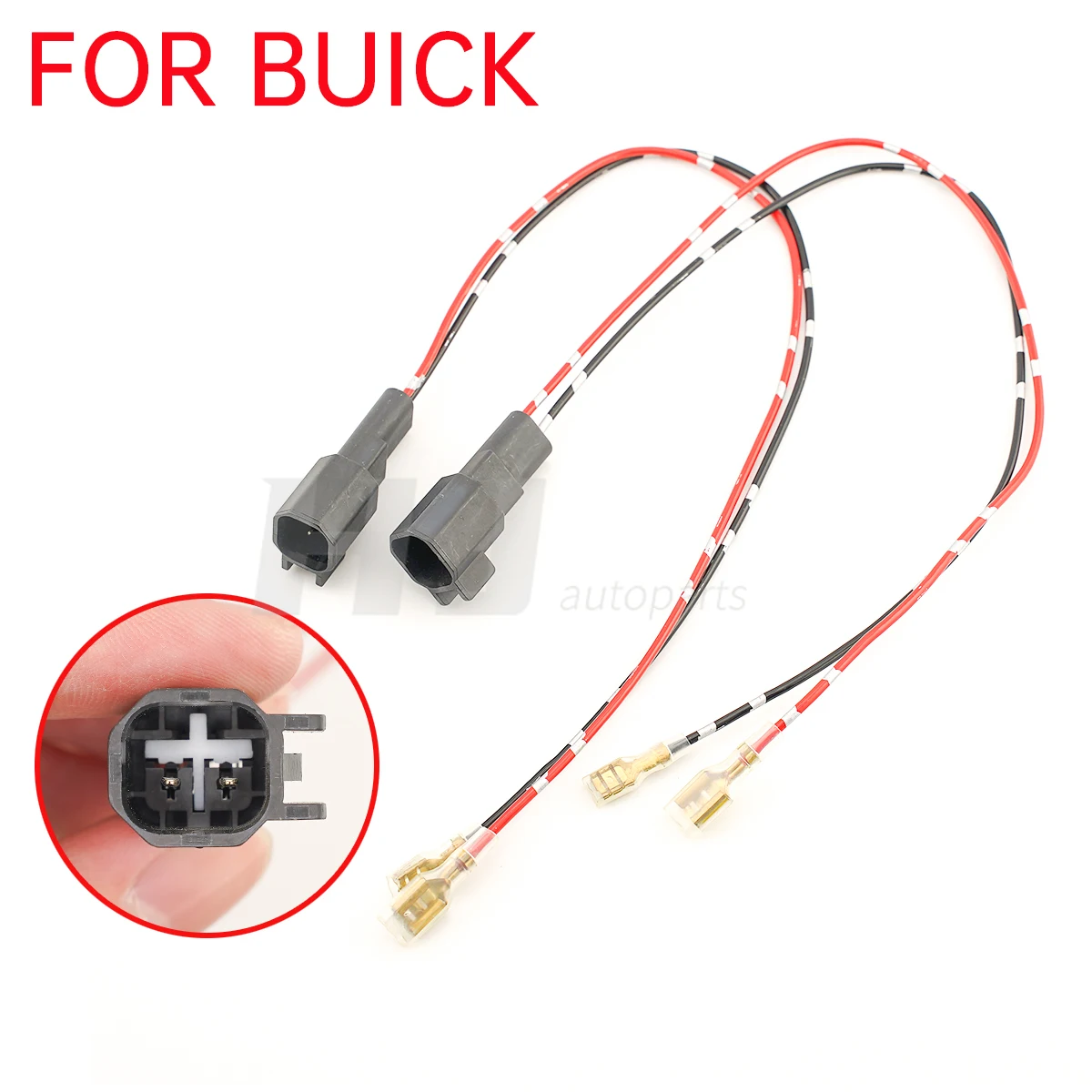 2pcs Car Subwoofer Plug Bass Speaker Adapter Bass Treble Door Tweeter Speaker Lossless Install Cable Horn Plug Harness for Buick