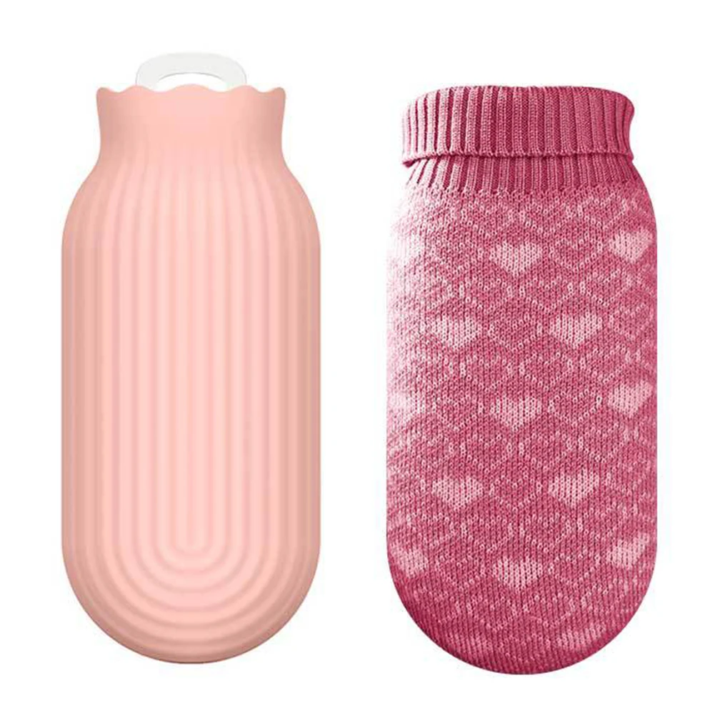 102*48*238mm Microwave Safe Compact And Lightweight Hot Water Bag Heating Pad Cold Water Filling Easy Filling Wide Mouth