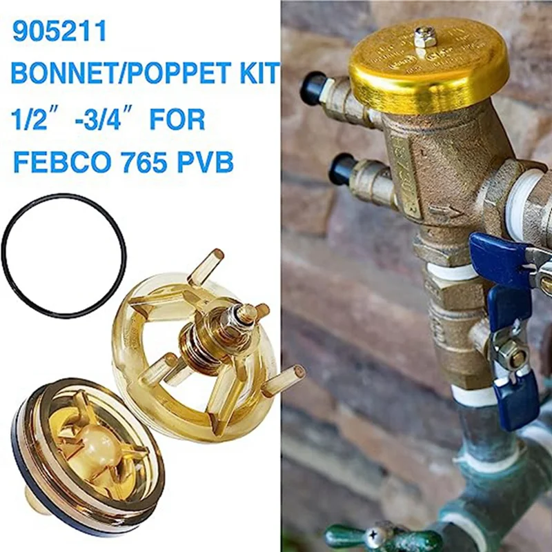 Ремкомплект капота и прокладки для FEBCO 765 — детали для предотвращения обратного потока 1 дюйм и 1-1/4 дюйма и вакуумного выключателя