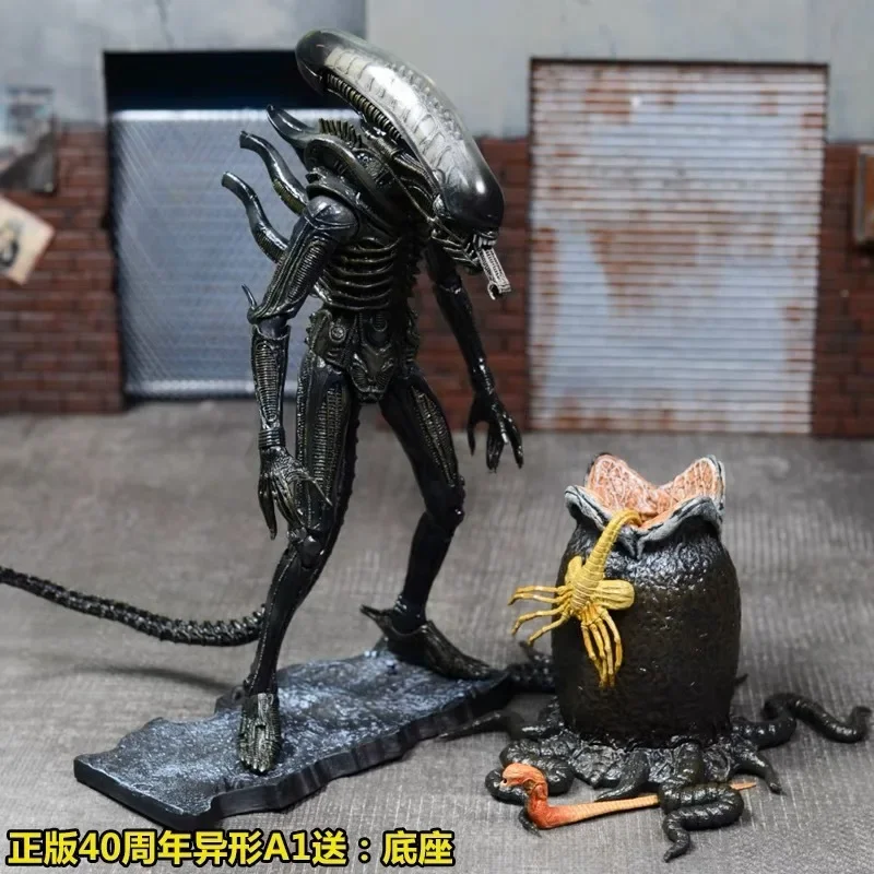 

Original Neca Deluxe Edition 40th Anniversary Movie Edition Alien Figure Alien Vs Predator Action Figure Collectible Model Gifts