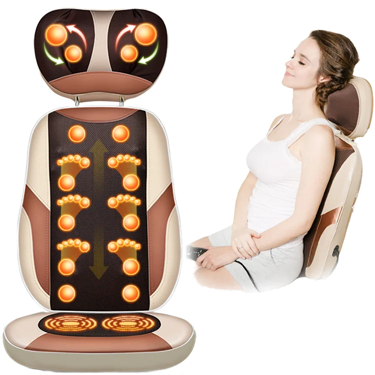 

Smart Library 2024 Manufacturer Hot Sale Office Chair With Full Body Massage Cushion Heated Neck Back Lumbar Hip Leg Massage For
