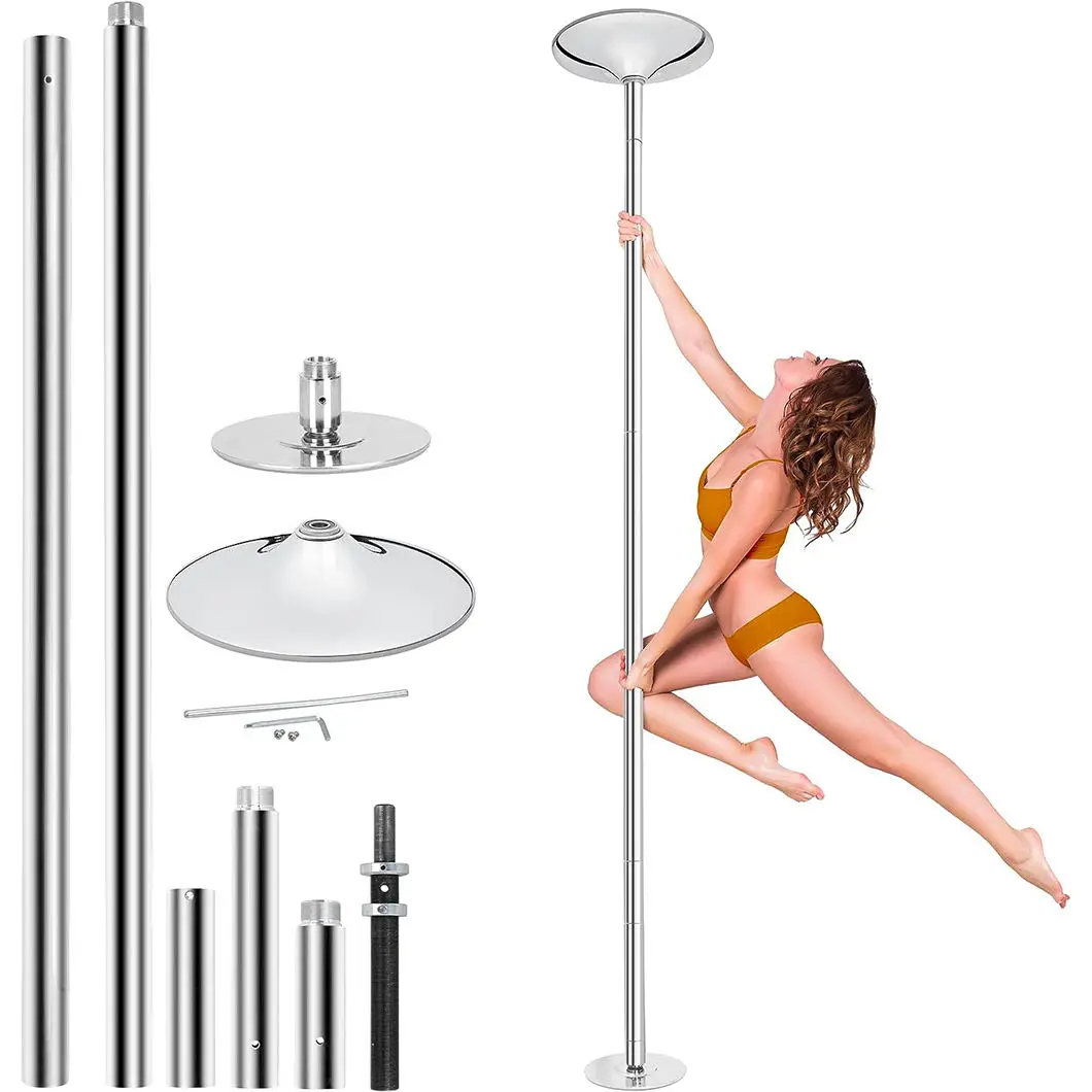 OEM Customizable 45mm Strip Tube Pole Dancing Pole Adjustable 45mm Spinning Dance Pole for Home Fitness Exercise & Club Party