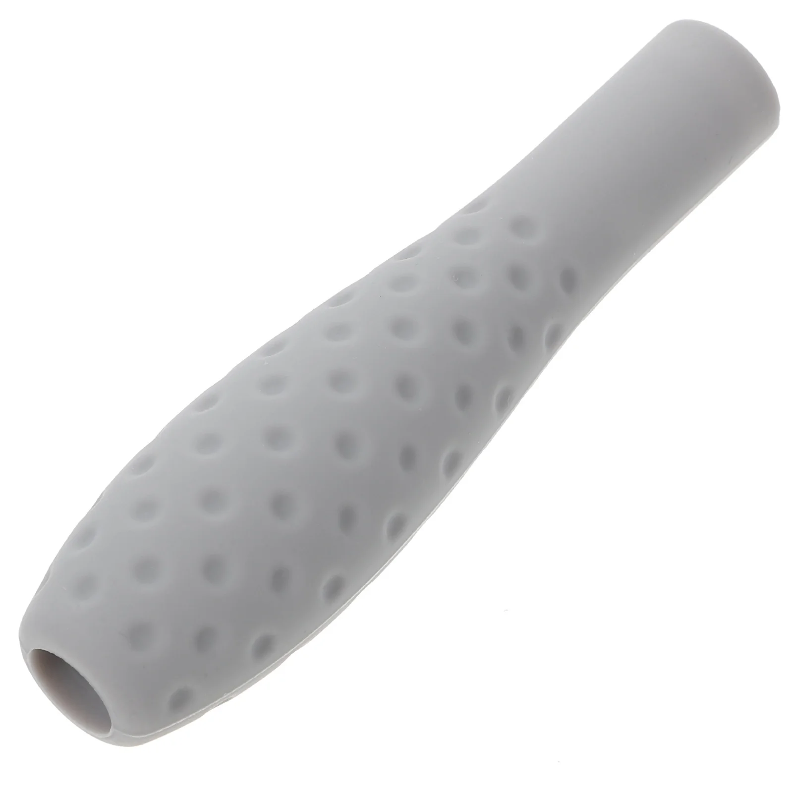 Capa protetora de silicone para caneta, capa protetora cinza, suporte de borracha de silicone, compatível com lápis, design ergonômico e antiderrapante
