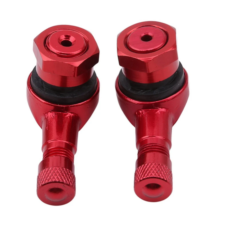 2pcs/set Universal Motorcycle Aluminum Alloy Wheel Tire Valve Stems Caps 90 Degree