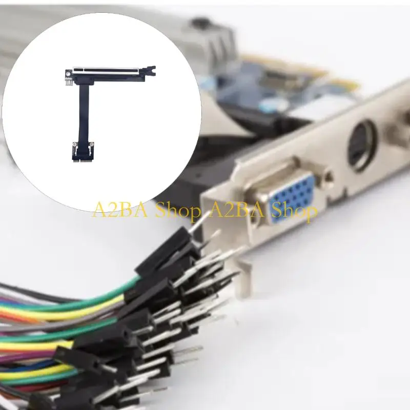 A2BA PCIE3.0 To Mini PCIE Converter Networking Adapter Cable PCIE GPU Card Adapter For Hardware Networking Accessories