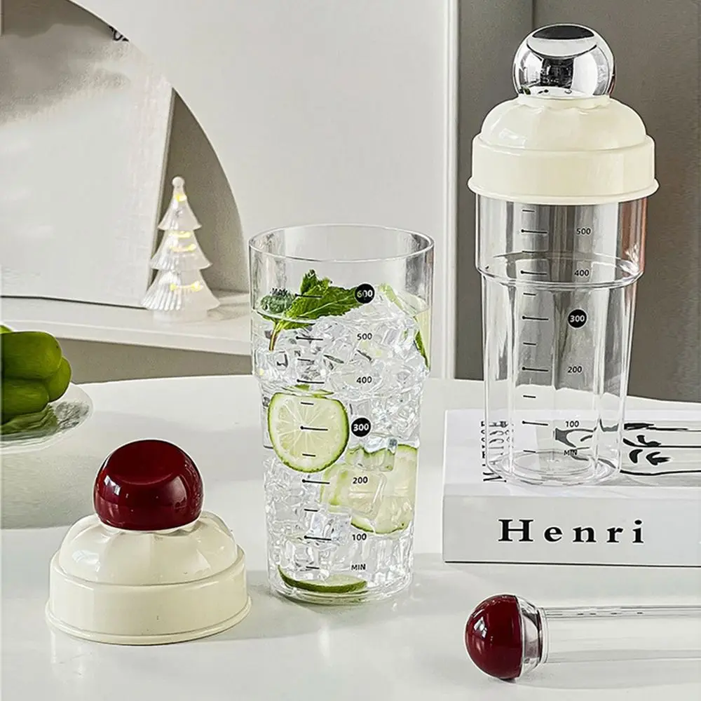 

600 мл чашка для миксера для коктейлей, не содержащая бисфенола А, сломанное мороженое, миксер для ручного встряхивания, портативный герметичный набор чашек для встряхивания, барная посуда