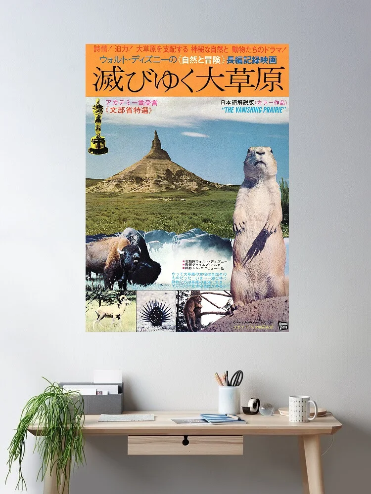 THE VANISHING PRAIRIE Japanese Movie, Art Print Silk Poster Home Wall Decor