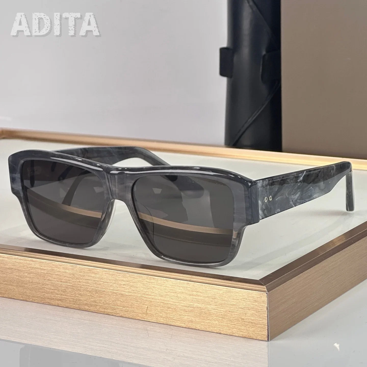 

DT INSIDER LIMITED 59-17-145 Top Quality Mens Sunglasses for Women Retro Trend Luxury Acetate Titanium Designer Sunglasses