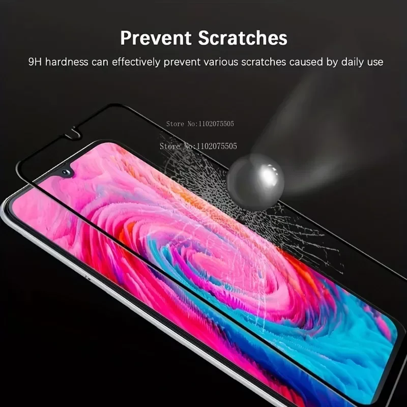 2Pcs Tempered Glass for Samsung A01 A02S A03S A04 A11 A12 A13 A14 A21S Screen Protector on SAMSUNG  Xcover 7 F15 M15 C55 M55