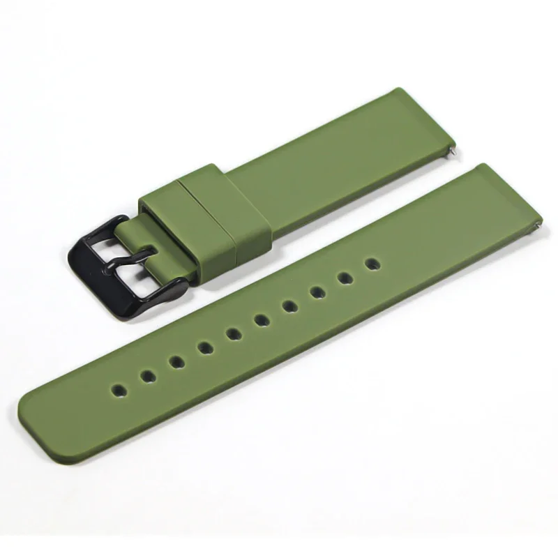 Silicone watch band Quick Release Rubber Watch Strap 18mm 20mm 22mm 24mm Watch Strap Watch Replacement Watchband